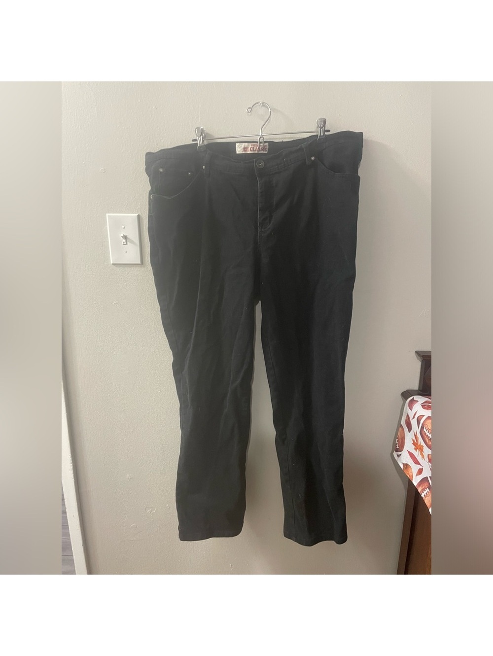 Women’s Faded Glory size 20W Black Jeans